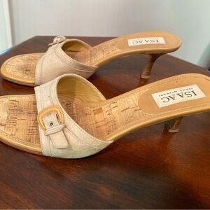 Women's Tan Heeled Sandals